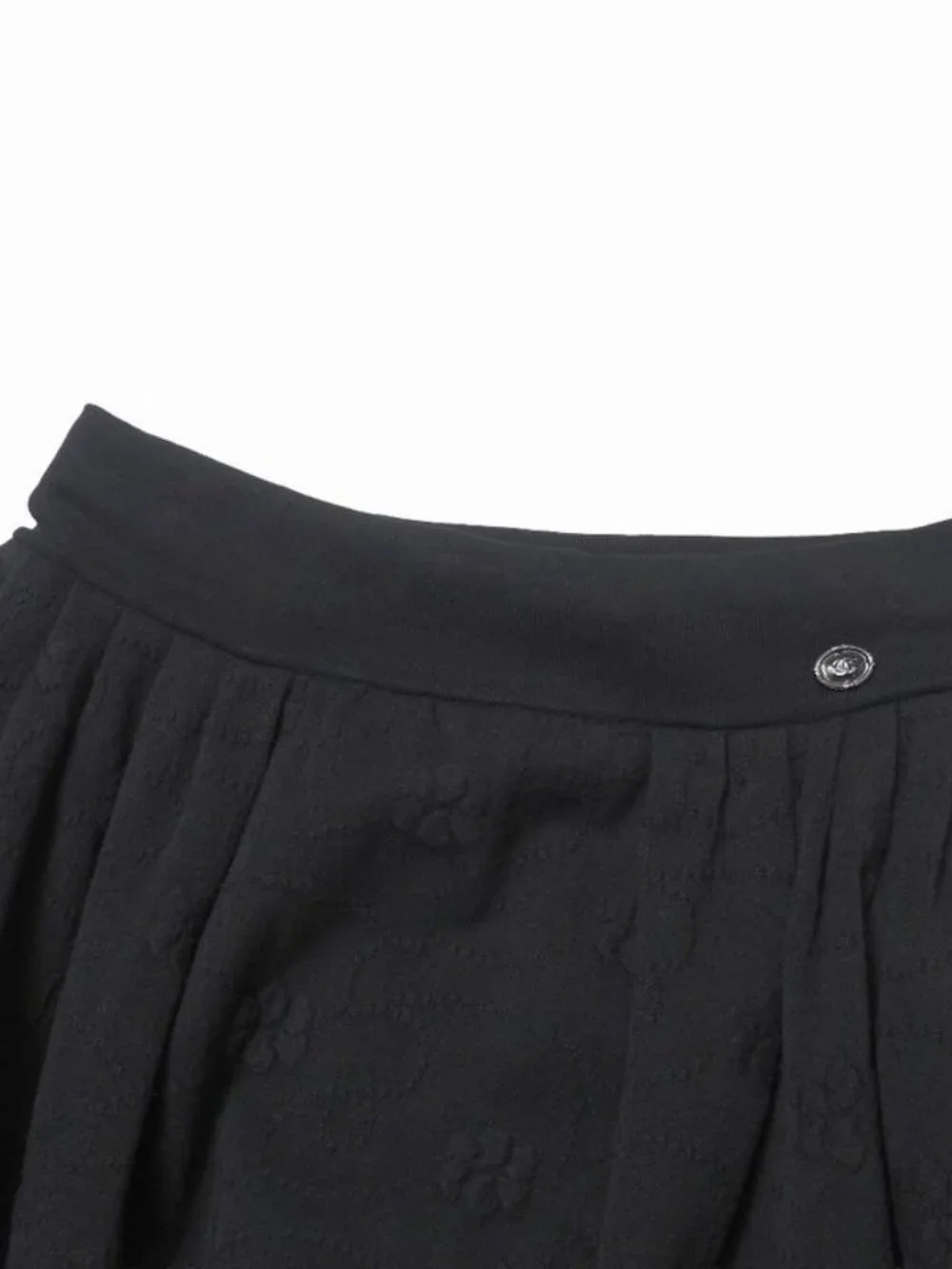 Chanel Skirt Size 36 Flower CC Logo